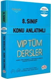 8. Sınıf VİP Tüm Dersler Konu Anlatımlı Editör Yayınları - 1