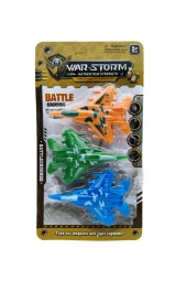 3 Lü Çek Bırak Savaş Uçağı - Mavi Su Dünyası - 3