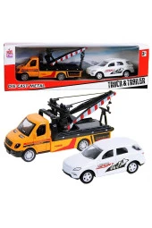 Metal Çek Bırak Kamyon ve Araba - Mavi Su Dünyası - 1