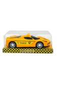Vakumlu Kutuda Sürtmeli Sarı Taksi Araba - Mavi Su Dünyası thumbnail 2