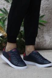 U.S. Polo Assn. Costa Lacivert Kırmızı Orijinal Ürün Sneaker Erkek Ayakkabı - 2