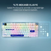 GamePower Gasket Pro X RGB Wireless/Bluetooth/Kablolu Mekanik Hot-Swap Yağlı Switch Gasket Gaming Klavye thumbnail 2