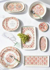 The Mia DVT0005 Dolce Vita Dikdörtgen Servis Tabağı 35x16 Cm - 3