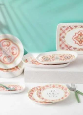 The Mia DVT0007 Dolce Vita 2 Li Oval Servis Seti 26 Cm - 3