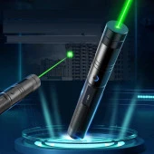 PROFESSIONAL VIP 100MW GREEN LASER POINTER YEŞİL LAZER PROFESYONEL ŞARJLI KİLİTLİ 100 MW YEŞİL LAZER - 1