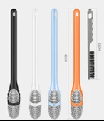 Ördek Tasarımlı Silikon Tuvalet ve İnce Detay Fırçası thumbnail 4