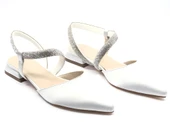 Feles Şerit Taş Detaylı Kadın Klasik Babet Ayakkabı thumbnail 18