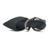 Feles Şerit Taş Detaylı Kadın Klasik Babet Ayakkabı thumbnail 13