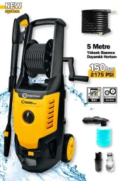 Sgs Plus Profesyonel 150 Bar 1800 Watt Yüksek Basınçlı Bahçe ve Oto Yıkama Makinesi - Yeni thumbnail 1