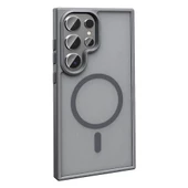 Samsung Galaxy S24 Ultra Kılıf Magsafe Şarj Özellikli Mat Arka Yüzey Sio Kapak thumbnail 10