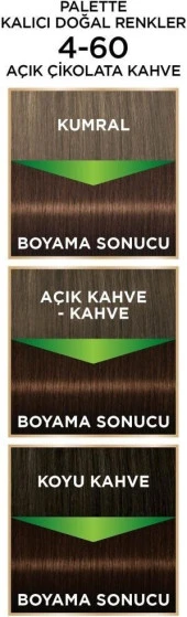 Palette Schwarzkopf Palette Kalıcı Doğal Renkler 4-60 Açık Çikolata Kahve Saç Boyası - 3