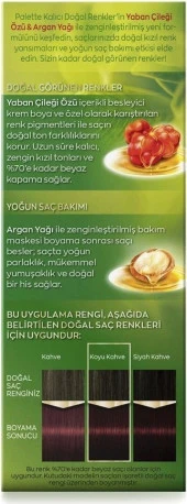 Schwarzkopf Palette Kalıcı Doğal Renkler 3-68 Kızıl Çikolata Saç Boyası thumbnail 4