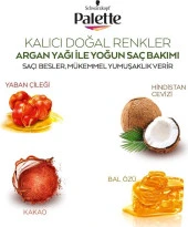 Schwarzkopf Palette Kalıcı Doğal Renkler 3-68 Kızıl Çikolata Saç Boyası thumbnail 6