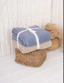 %100 Pamuk İkili 70x140 cm Banyo Havlu Seti Baveno - 1