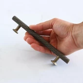 Doruk 128 mm Eskitme Antik Sarı Metal Mobilya Mutfak Çekmece Dolap Dolabı Kulpu Kulbu Kulpları thumbnail 3