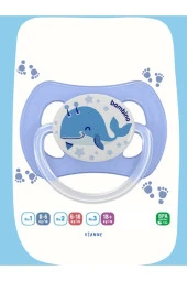 Desenli Kelebek Damaklı Emzik No:1 (0-6 Ay/M) - 1