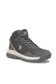 U.S Polo Assn. SAGAN HI WMN 4PR 101811702 Kadın Bot Gri 36-40 - 1