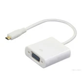 HYTECH HY-MHVS25 mHDMI-VGA Çevirici Adaptör - 1