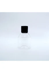 50 Adet Mini Boş Plastik Pet Şişe Damacana Şişe Kapak.şampuan Duş Jeli Saç Kremi Kuaför Otel Tipi thumbnail 2