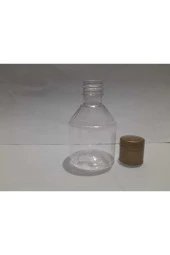 50 Adet Mini Boş Plastik Pet Şişe Damacana Şişe Kapak.şampuan Duş Jeli Saç Kremi Kuaför Otel Tipi thumbnail 5