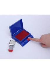 Mühürcüm Stampa Mürekkep Çift Renk Baskı Pedi İç: 86cmx51mm R5824HD - 10