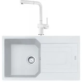 Franke Urban UBG 611-86 Bianco Granit Eviye-Active Plus Doccia 2.0 Batarya Seti - 1