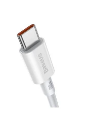 Baseus CATYS-B02 Superior 100W 100 cm PD Type-C Şarj Kablosu Beyaz - 2