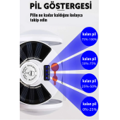 Güneş Enerjili  Taşınabilir Işık Yüksek Güç Şarj Edilebilir Led Lamba Açık hava Aydınlatması - 2