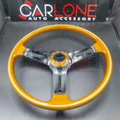 Personel Ahşap Vintage Retro 38cm Direksiyon- Etiketçilere Özel Şık Ahşap Direksiyon - 6