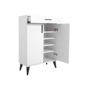 Retro Çok Amaçlı Dolap-Beyaz 69x103x34 cm - 4