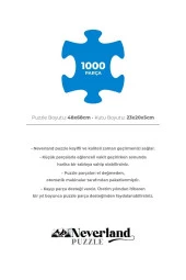 Neverland 1000 Parça Puzzle NL376 - World Map-ı (DÜNYA HARİTASI-I) - 3