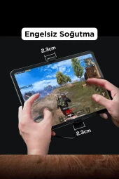 DL05T Dijital Göstergeli Tablet Soğutucu Gamer Oyuncu Radyatör 30 Watt Soğutma Fanı thumbnail 3