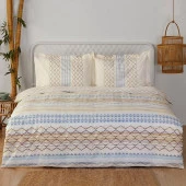 Özdilek Çift Kişilik Ranforce Nevresim Takımı Morocco Mavi thumbnail 2