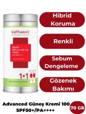 Cell Fusion C Advanced Clear Sunscreen 100 SPF50+/PA++++ 35ml+35ml Set - 2