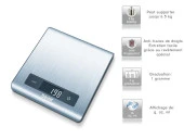 BEURER KS 51 MUTFAK TARTISI TERAZİSİ 1 GR HASSASİYET 5 KG KAPASİT - 2