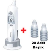 Beurer FT 58 Dijital Kulaktan Ateş Ölçer ve 20 Ad.Hijyen Kapağı - 1