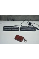 Çakar Lamba Mercekli Kırmızı-kırmızı Kumandalı 11 Mod - 3
