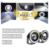 Mercekli Angel Led Halkalı Sis Farı 89 Mm Beyaz - 3