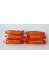 6 Adet Neon Parmak Led Lamba Turuncu 12-24 Volt - 1