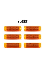 6 Adet 16 Ledli Çift Sıra Led Lamba 12-24 Volt thumbnail 1