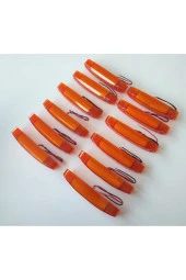 12 Adet Neon Parmak Led Lamba Turuncu 12-24 Volt thumbnail 3