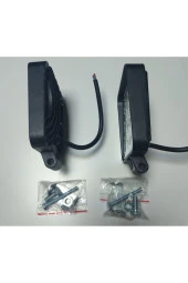 2 Adet Kare Çalışma Lambası Kalın Kasa (28mm) 8-110 Volt 6500k thumbnail 2