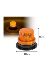 Forklift Tepe Lambası Flaş Etkili Çakmaklık Girişli Mıknatıslı 12-24v. thumbnail 2