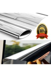 %100 Aynalı Çizilmez Amerikan Cam Filmi 50 Cm X 3 Metre thumbnail 1