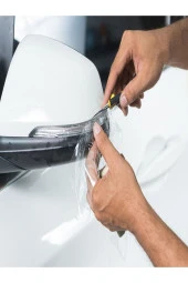 Araç Kapı Eşik Kaput Çizik Önleyici Şeffaf Koruma Folyosu 15 Cm X 10 Metre thumbnail 3