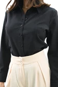 Kadın Klasik Uzun Kol Gömlek 1668-24 - 11
