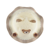 ayıcık aksesuarlı fötr şapka - 1