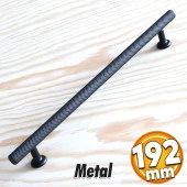 Doruk Kulp Mobilya Mutfak Dolabı Çekmece Dolap Kulpları Kapak Kulpu Kulbu Siyah 192 mm Metal thumbnail 1