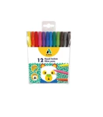 Adel Boyama Seti 12 Renk Pastel+Sulu+Kuru Boya+Keçeli Kalem - 5