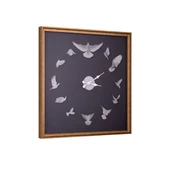 Duvar Saati Güvercin Figürlü thumbnail 2